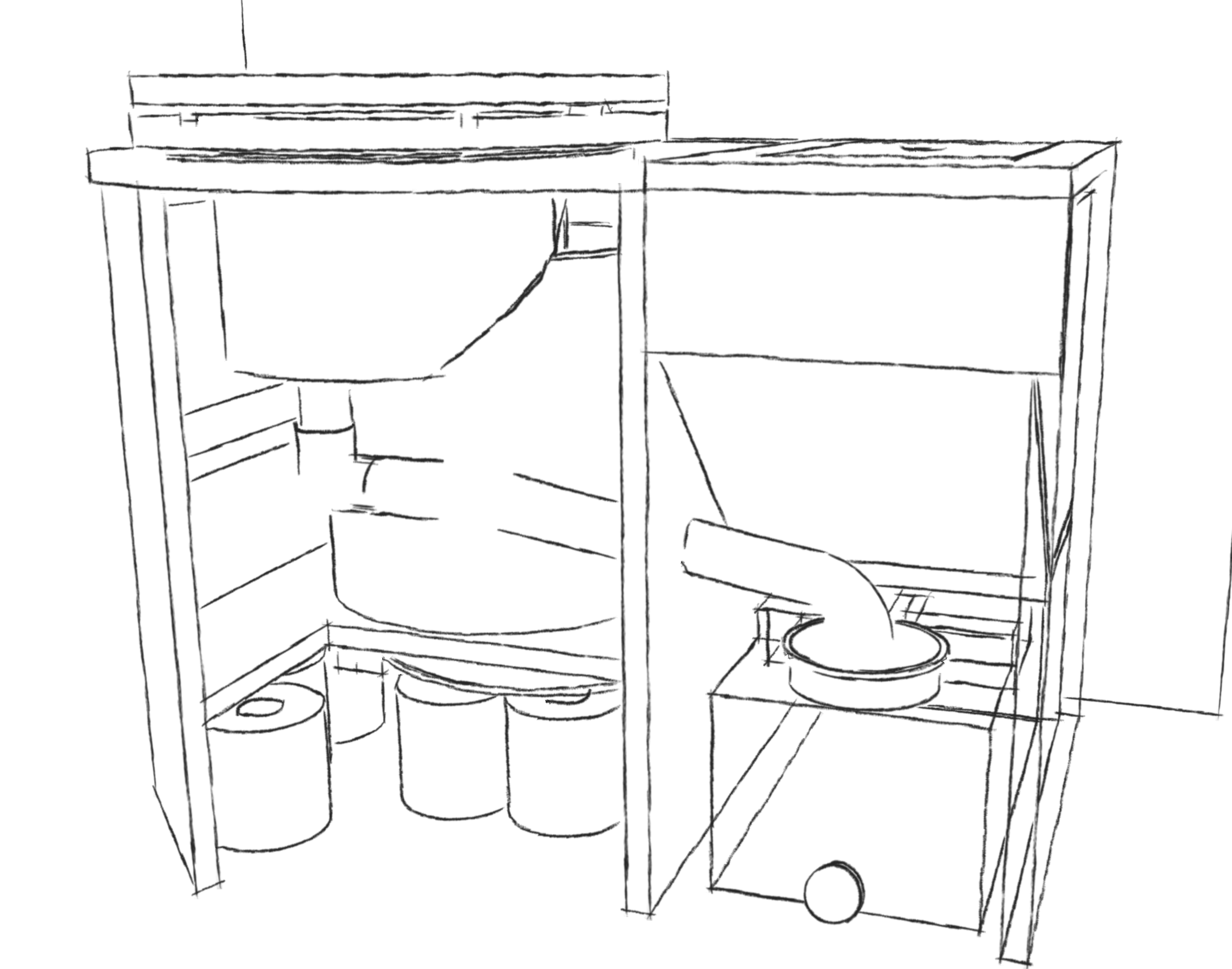 Toilettes sèches